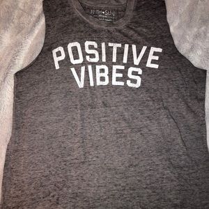 Positive vibes tank top size M